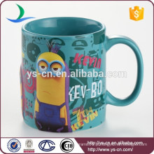 Cute Minions 3D Ceramic Coffee Cup Copos de Chá 320ml sem tampa